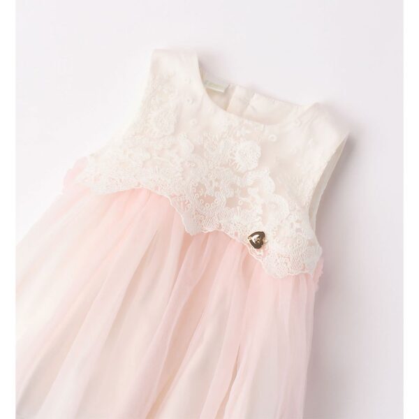 iDo Παιδικό Φόρεμα για Κορίτσι Ροζ 48126-2621-POWDER PINK