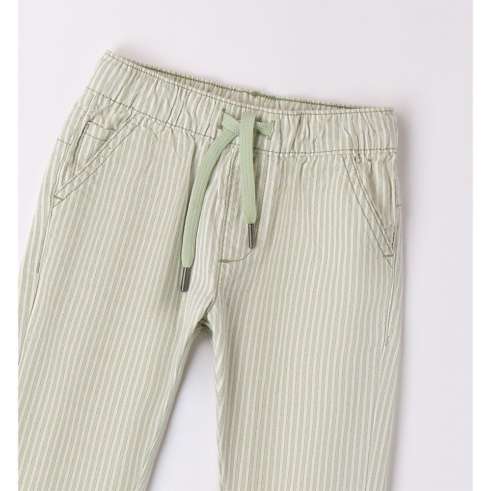 ido-48239-παντελόνι iDo Παιδικό Παντελόνι για Αγόρι Πράσινο 48239-4911-OLIVE GREEN - Image 1