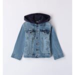 iDo Παιδικό Τζάκετ για Αγόρι Τζιν 48264-7300-CLEAR WASHED