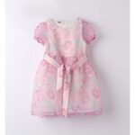 iDo Παιδικό Φόρεμα για Κορίτσι Ροζ 48314-6034-PINK-GREEN