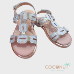 Coconut Παιδικό Πέδιλο για Κορίτσι Εμπριμέ χρυσαφί C766