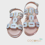 Coconut Παιδικό Πέδιλο για Κορίτσι Εμπριμέ χρυσαφί C766 – Bild 3