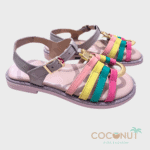 Coconut Παιδικό Πέδιλο για Κορίτσι Πολύχρωμο με Χρυσό C885