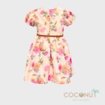 iDo Παιδικό Φόρεμα για Κορίτσι Φλοράλ 48320-6AGB-POUDER PINK-ORANGE - Image 2