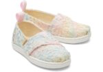 TOMS Παιδική Εσπαντρίγια Alpargata για Κορίτσι Πολύχρωμη 10020629-Parfait-Pink-Ombre-Floral-Lace