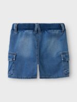 Name it Παιδική Βερμούδα Cargo για Αγόρι Τζιν 13212547-Medium Blue Demin - Image 3