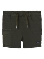 Name it Παιδική Βερμούδα Cargo για Αγόρι Χακί 13225803-Rosin - Image 2