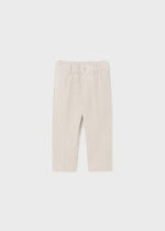 Mayoral Βρεφικό Παντελόνι Λινό για Αγόρι Μπεζ 24-01547-085
