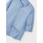 Mayoral Παιδικό Πουκάμισο Λινό για Αγόρι Μπλε 24-03120-016 – Bild 3