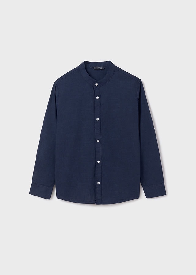 24-06121-045-L-4 Mayoral Παιδικό Πουκάμισο για Αγόρι Ναυτικό Μπλε 24-06121-045 - Image 1