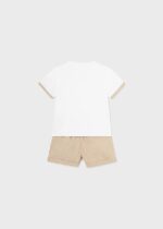 Mayoral Βρεφικό Σετ Πόλο για Αγόρι Λευκό 24-01245-058 - Image 2