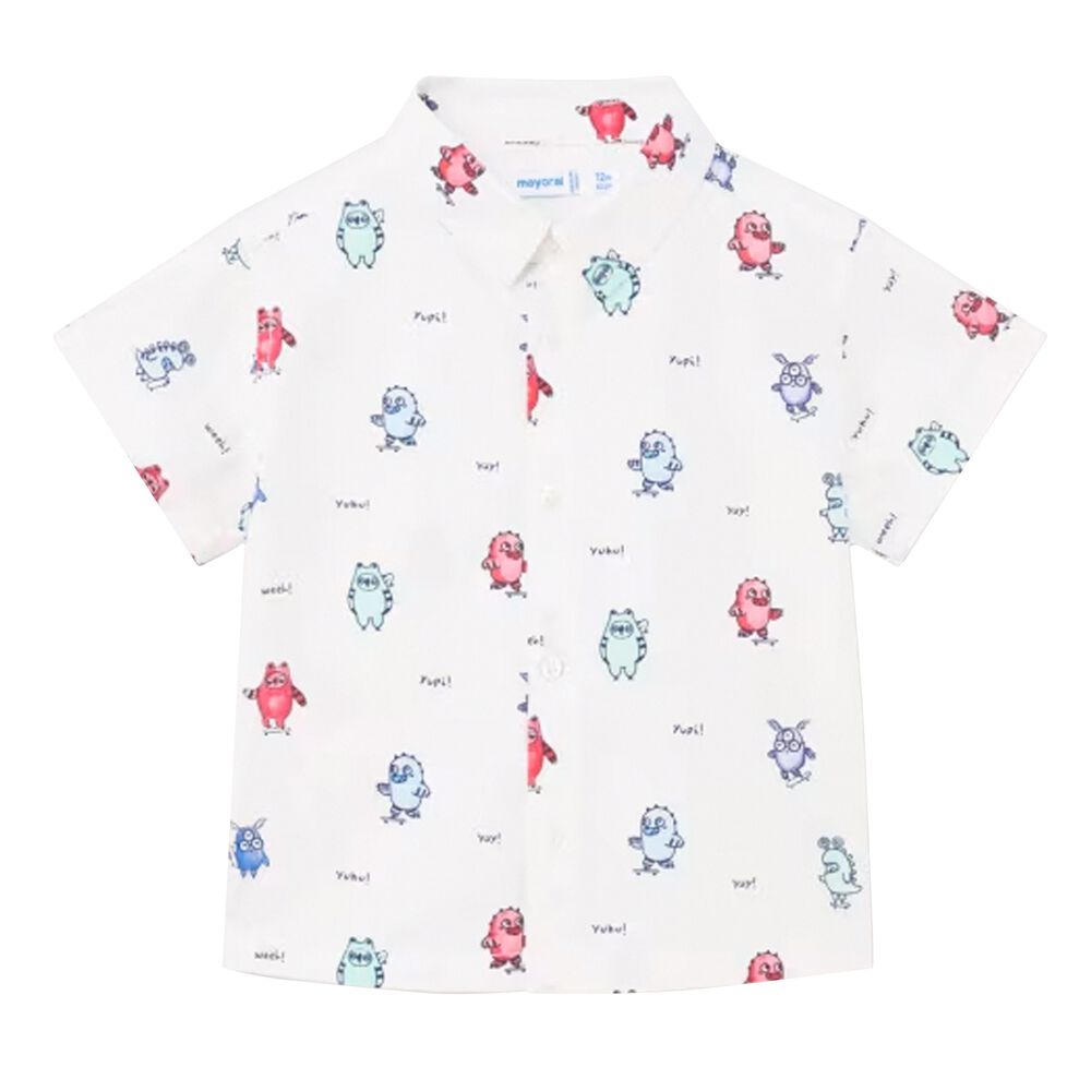 MYL-1112-080-1 Mayoral Βρεφικό Πουκάμισο για Αγόρι Σταμπωτό 24-01112-080 - Image 1