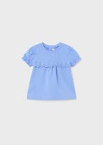 Mayoral Βρεφικό Μπλουζάκι για Κορίτσι Μπλε 24-01006-043