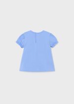 Mayoral Βρεφικό Μπλουζάκι για Κορίτσι Μπλε 24-01006-043 - Image 2