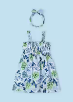 Mayoral Παιδικό Φόρεμα βουαλ  για Κορίτσι Γαλάζιο 24-03947-015 - Image 4