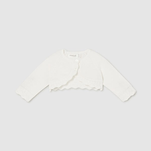 Mayoral Παιδική Ζακέτα για Κορίτσι Εκρού 14-00307-075
