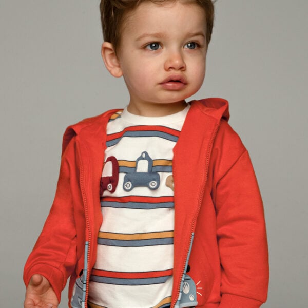 Mayoral Παιδική Μπλούζα Μακρυμάνικη για Αγόρι Πορτοκαλί 14-02037-087