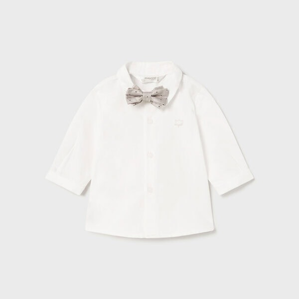 Mayoral Παιδικό Πουκάμισο για Αγόρι Εκρού 14-02180-015