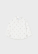 Mayoral Παιδικό Πουκάμισο για Αγόρι Άσπρο 14-02188-063