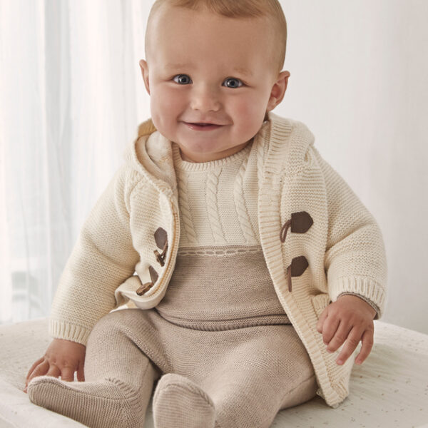 Mayoral Παιδική Ζακέτα για Αγόρι Μπεζ 14-02303-032