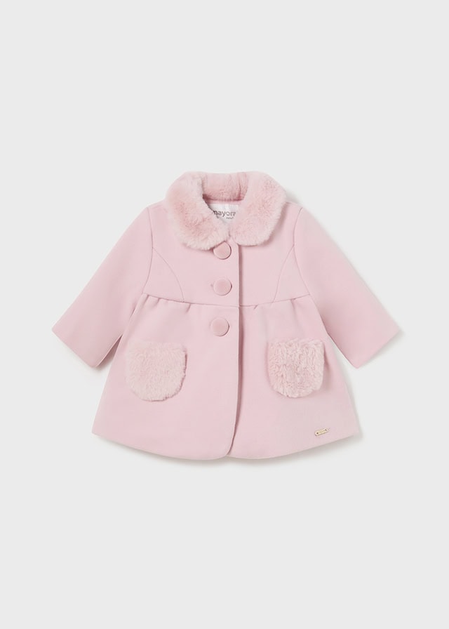 14-02453-012-L-4 Mayoral Παιδικό Παλτό για Κορίτσι Ροζ 14-02453-012 - Image 1