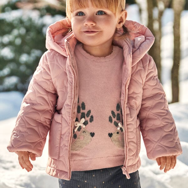 Mayoral Παιδικό Μπουφάν για Κορίτσι Ροζ 14-02484-040