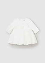 Mayoral Παιδικό Φόρεμα για Κορίτσι Εκρού 14-02805-075