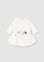 Mayoral Παιδικό Φόρεμα για Κορίτσι Μπεζ 14-02890-094 - Image 3