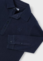 Mayoral Παιδικό Πόλο Μακρυμάνικο για Αγόρι Μπλε 14-04101-037 - Image 2