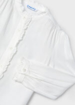 Mayoral Παιδική Μπλούζα Μακρυμάνικη για Κορίτσι Εκρού 14-04105-031 - Image 2