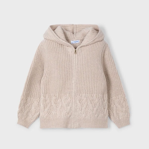 Mayoral Παιδική Ζακέτα για Κορίτσι Μπεζ 14-04367-055