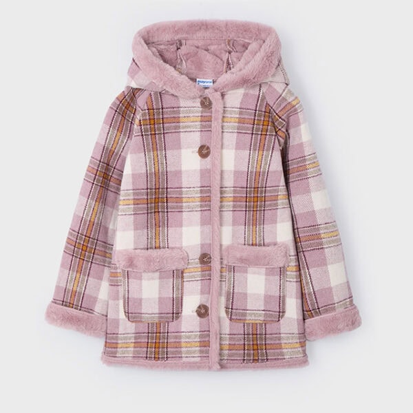 Mayoral Παιδικό Παλτό για Κορίτσι Ροζ 14-04485-058