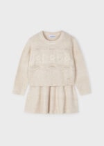 Mayoral Παιδικό Σετ για Κορίτσι Μπεζ 14-04935-080