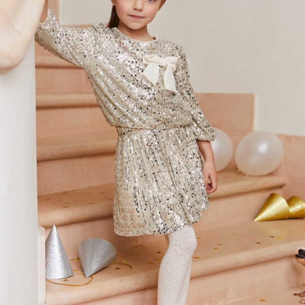 Abel & Lula Παιδικό Σετ για Κορίτσι Χρυσαφί 14-05544-009