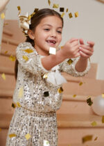 Abel & Lula Παιδικό Σετ για Κορίτσι Χρυσαφί 14-05544-009 - Image 2