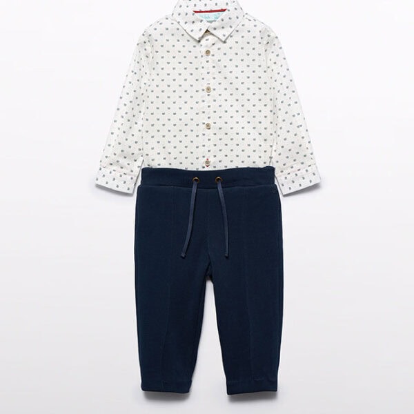 Abel & Lula Βρεφικό Σετ για Αγόρι Μπλε 14-05705-078