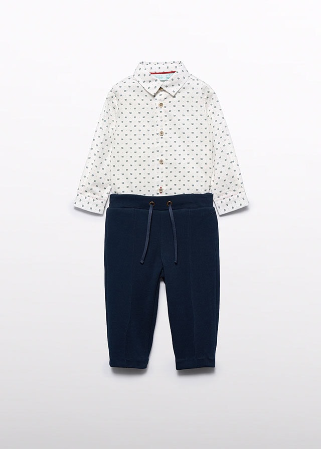 14-05705-078-L-4 Abel & Lula Βρεφικό Σετ για Αγόρι Μπλε 14-05705-078 - Image 1