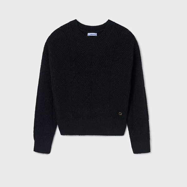 Mayoral Παιδικό Πουλόβερ για Κορίτσι Μαύρο 14-07303-069