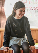 Mayoral Παιδικό Φούτερ για Κορίτσι Μαύρο 14-07472-047 - Image 2