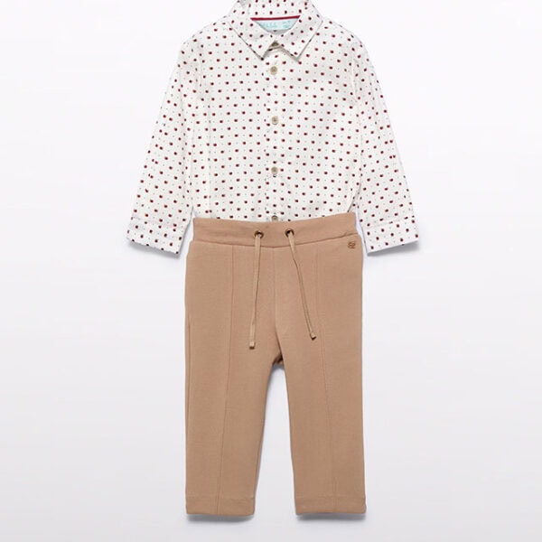 Abel & Lula Παιδικό Σετ για Αγόρι Καφέ 14-15705-079