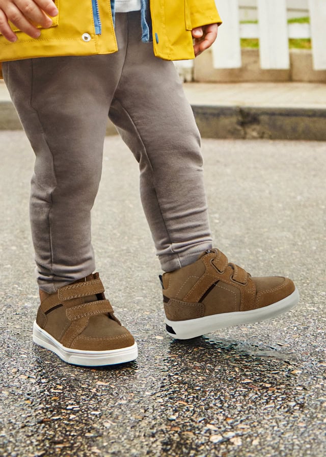 14-42514-047-L-1 Mayoral Παιδικό Μποτάκι δερμάτινο για Αγόρι Μπεζ 14-42514-047 - Image 1