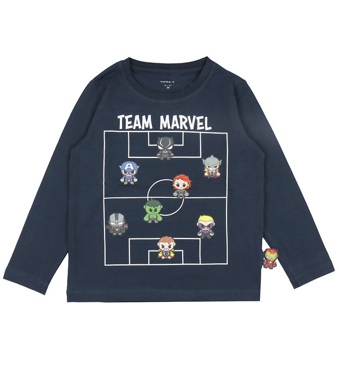 GX299 Name it Παιδική Μπλούζα Μακρυμάνικη για Αγόρι Μπλε 13232195-Dark-Sapphire - Image 1