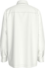 Calvin Klein Παιδικό Πουκάμισο για Αγόρι Λευκό IB0IB01962-YAF - Image 4