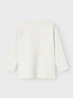 Name it Παιδική Μπλούζα Μακρυμάνικη για Κορίτσι Εκρού 13232152-Jet-Stream - Image 3