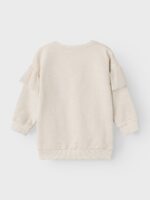 Name it Παιδικό Φούτερ για Κορίτσι Μπεζ 13232153-Peyote-Melange - Image 2