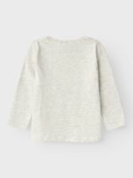 Name it Παιδική Μπλούζα Μακρυμάνικη για Κορίτσι Μπεζ 13232177-Peyote-Melange - Image 3