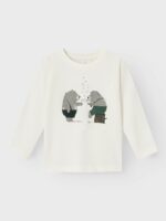 Name it Παιδική Μπλούζα Μακρυμάνικη για Αγόρι Εκρού 13232066-Jet-Stream