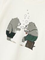 Name it Παιδική Μπλούζα Μακρυμάνικη για Αγόρι Εκρού 13232066-Jet-Stream - Image 2