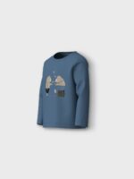 Name it Παιδική Μπλούζα Μακρυμάνικη για Αγόρι Μπλε 13232066-Coronet-Blue - Image 3