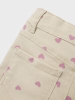 Name it Παιδικό Παντελόνι για Κορίτσι Μπεζ 13232616-Summer-Sand - Image 3